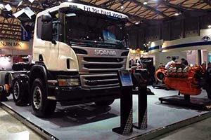 斯堪尼亚卡车现身宝马展—公路之王引人瞩目 