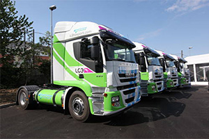 15台依维柯Stralis LNG车组成意大利最大天然气运输车队