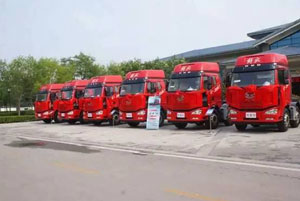 一汽解放致富宝万博体育app下载入口亮相聊城 现场获72台订单