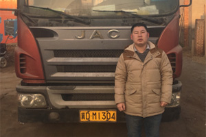 发现信赖-- 格尔发载货车帮他赚了一大笔