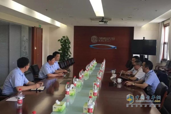上海柴油机股份有限公司到公司考察交流