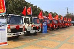 HOWO轻卡科技版登陆连云港，现场订车22台！