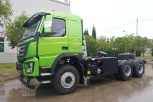 环保节能  大运首台混合动力自卸车试制完成