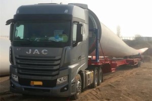 50米扇叶拉起来跟太阳肩并肩  格尔发K7成为大件运输的真正王者