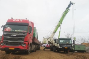 奋战救援一线  江淮格尔发运输救援设备驰援山东栖霞
