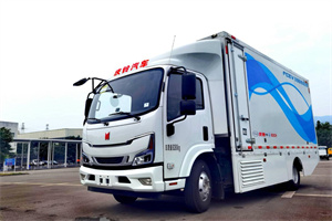 3分钟加完氢续航超500公里  庆铃五十铃M系列氢燃料电池车来啦