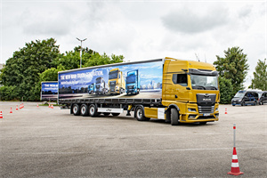 轻松体验全新OptiView电子后视镜的安全性 曼恩“卡车生活之旅”欧洲行收官