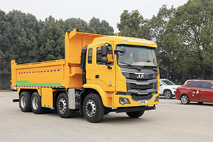 城市渣土车“土”得掉“渣”?江淮格尔发8x4自卸车有颜有料!