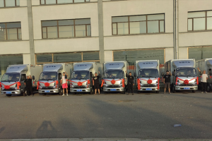 极低能耗吸引辽阳大客户，7台奥铃M卡气体机成功交付