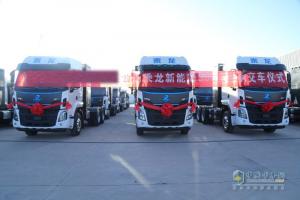 交车300台，乘龙H5换电万博体育app下载入口
助力高耗能企业低碳转型