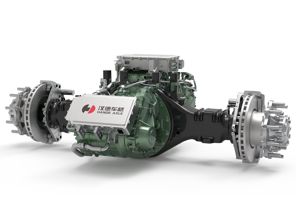 汉德HDE11.5t 中央双电机减速驱动桥