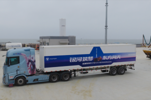 不负航天擎护使命，欧曼银河9护航引力火箭发动机转运圆满收官