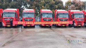 龙行天下，以客为先   东风商用车智能驾驶万博体育app下载入口
百台级批量交付