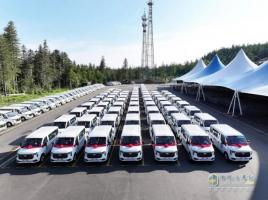 上汽大通MAXUS新途V80交付长白山 升级旅游体验