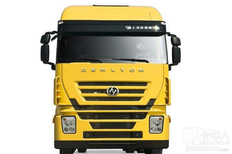 上汽红岩 杰狮C100重卡 350马力 8X4 9.4米 国四 仓栅载货车(平顶)(CQ5315CCYHTG466)